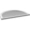 Ekena Millwork Round Top Surface Mount PVC Gable Vent: Functional, w/ 2"W x 1-1/2"P Brickmould Frame, 36"W x 26"H GVPRT36X2602SF - alternate 5
